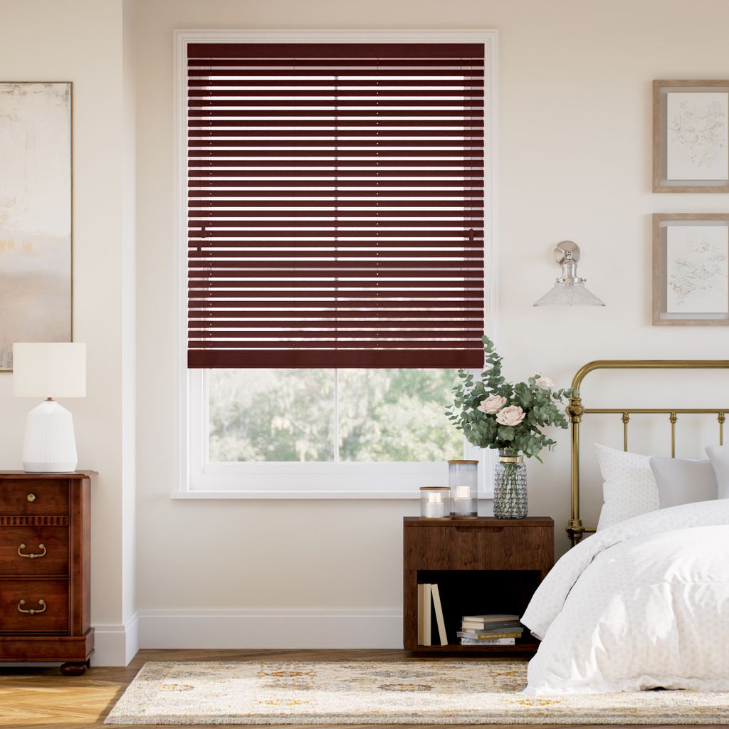 ナチュレ ローズウッド ウッドブラインド