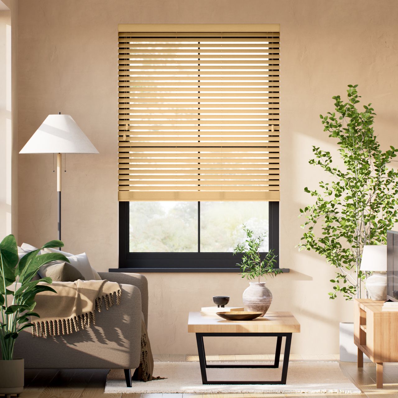 ナチュレ ホワイトメープル ウッドブラインド