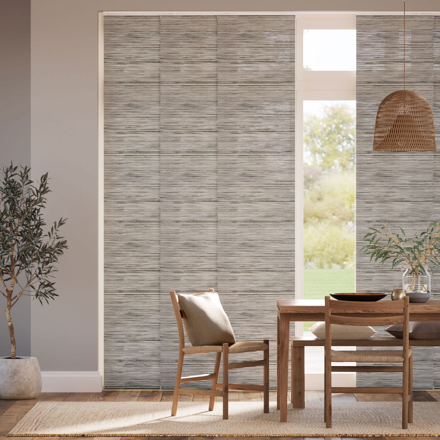 ネバダ フリント すだれバーチカル・パネルブラインド