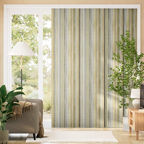 オアシスストライプ・ナチュラル パネルブラインド