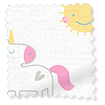 プランシングユニコーン　ピンク ロールスクリーン サンプルの写真