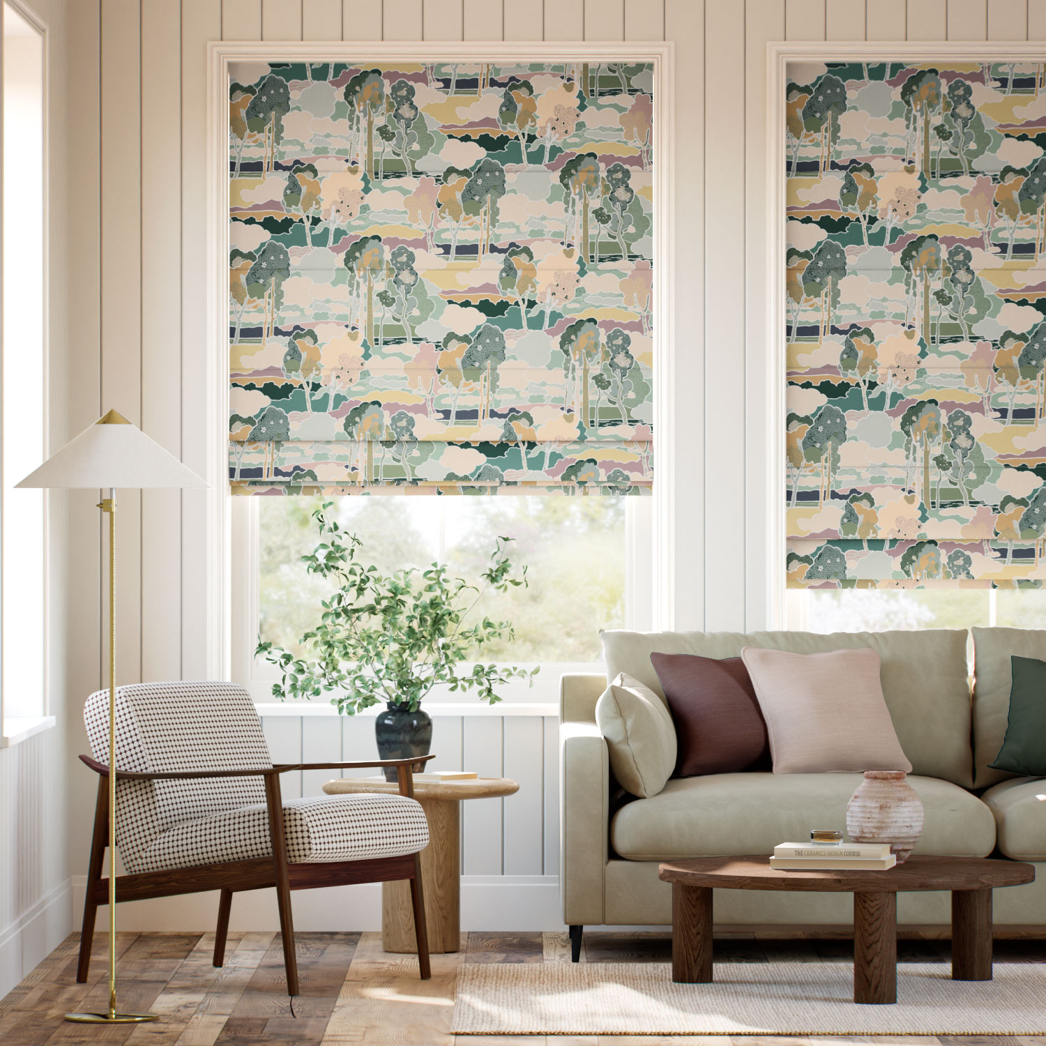 プロスペクト・ロード サバンナ ローマンシェード