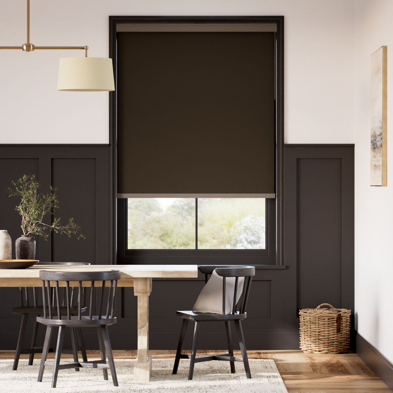 遮光 チョコ ロールスクリーン