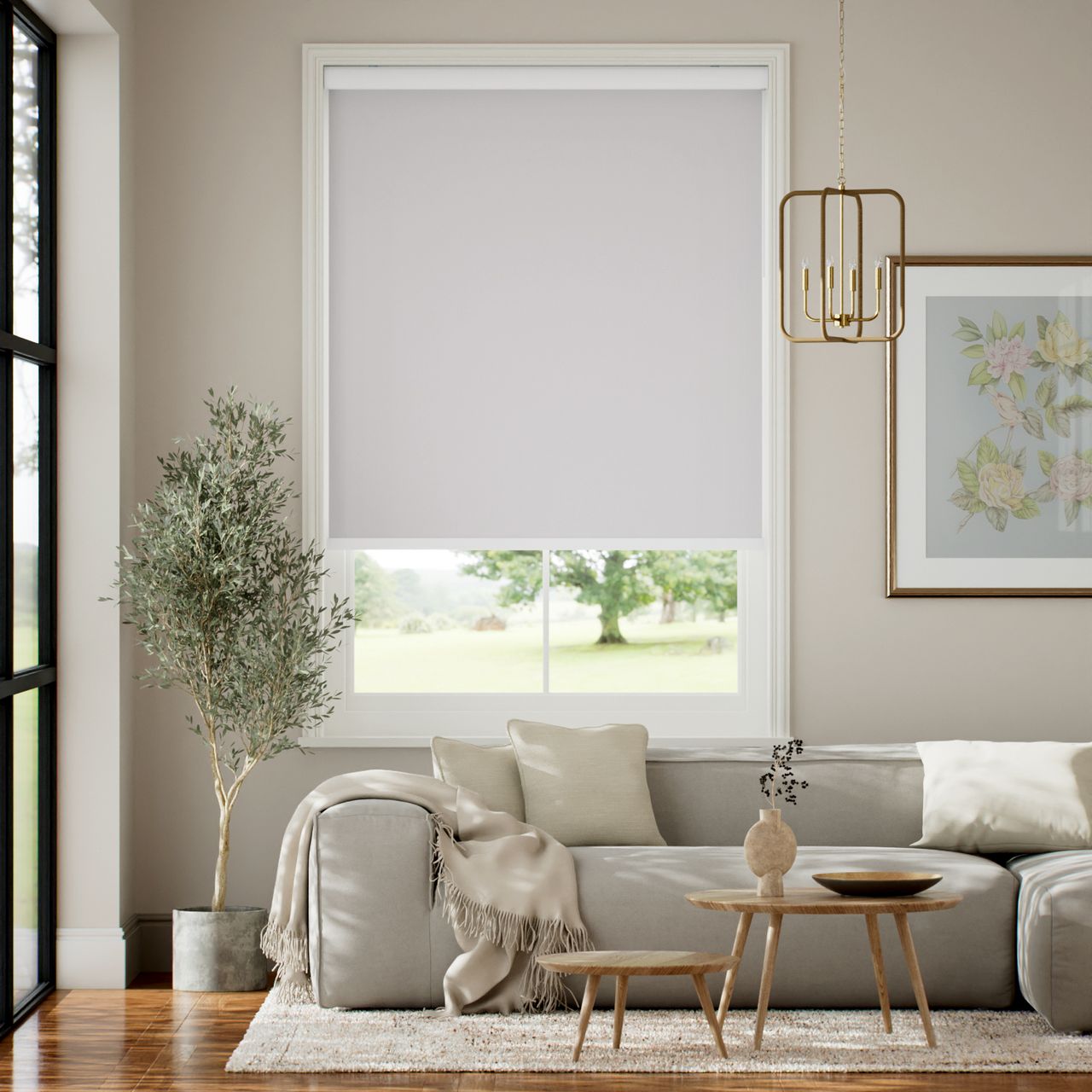 遮光 ホワイト ロールスクリーン