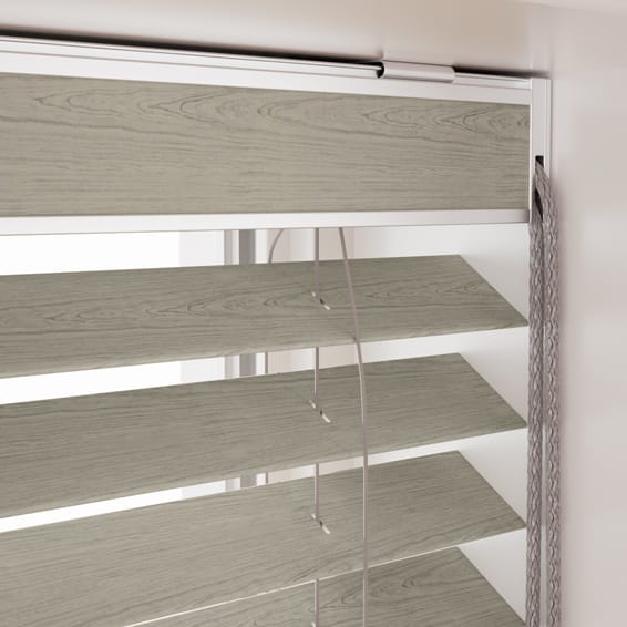 ラスティック モスグレー ウッドブラインド