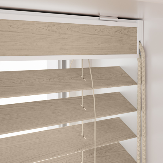 ラスティック トープグレー ウッドブラインド