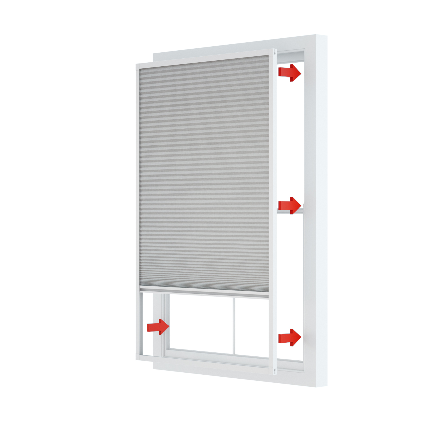 【最終値下げ】未使用　ハニカムシェード　ホワイト　180×200.5 採光トリプルハニカム クリームホワイト ハニカムシェード