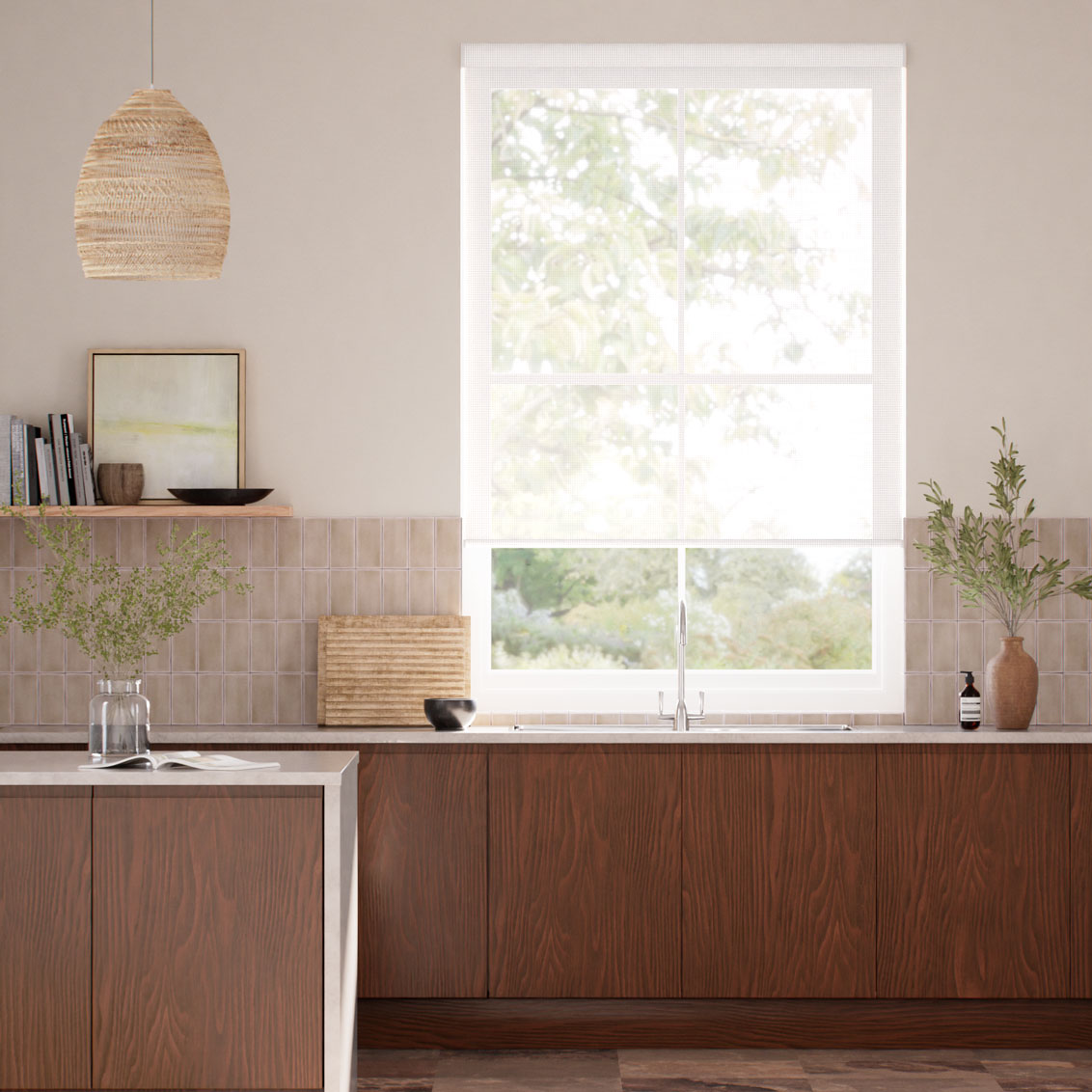 オキュラス ピュアホワイト ロールスクリーン