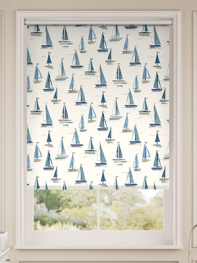 防水・遮光　セイルアウェイ　スカイブルー ロールスクリーン 防水・遮光 セイルアウェイ スカイブルー ロールスクリーン