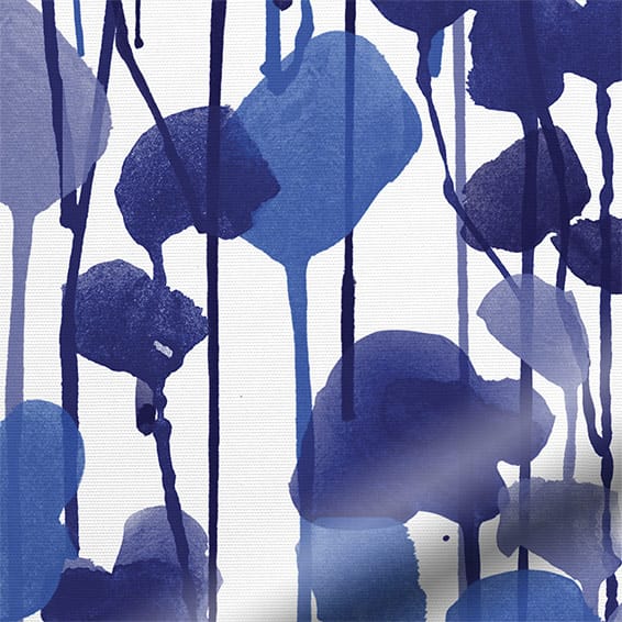 防水・遮光 ミッドナイトラッシュ ラグーンブルー ロールスクリーン