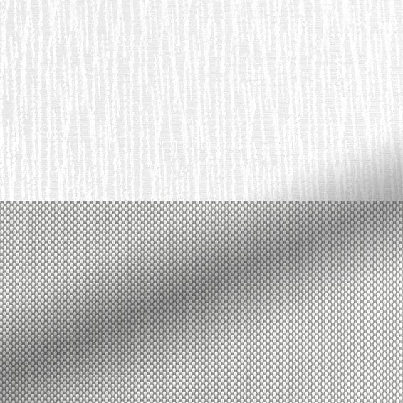 モーダ 遮光ストーングレー＆リネン ダブルロールスクリーン 電動 遮光ダヴ＆モダングレー ダブルロールスクリーン