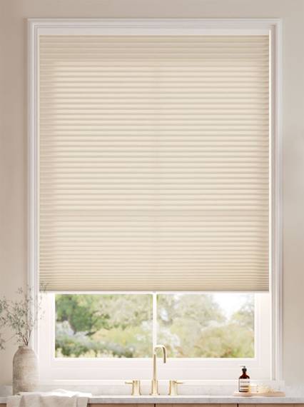 【窓貼りタイプ】採光 ウイート コードレス ハニカム Stick2Fit Pleated サムネイル写真