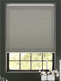 【窓貼りタイプ】遮光 ゲインズボログレー コードレス ハニカム Stick2Fit Pleated サムネイル写真
