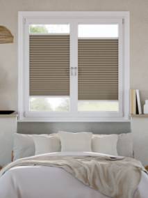 【窓貼りタイプ】採光 トーナル グレー プリーツスクリーン サムネイル写真