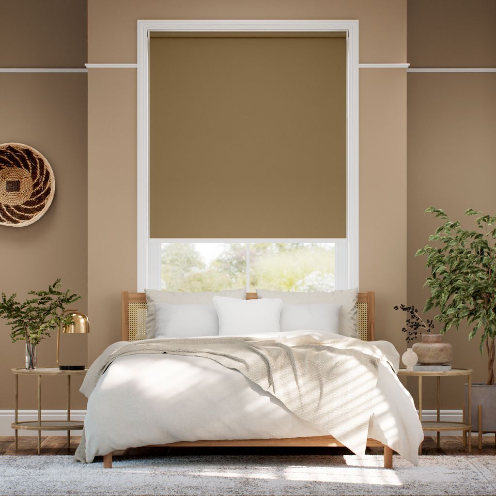 【つっぱり式】遮光 ブロウ ロールスクリーン