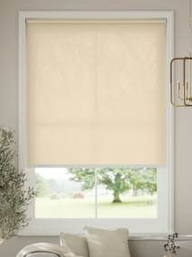 【つっぱり式】防炎 非遮光 ダークベージュ ロールスクリーン サムネイル写真