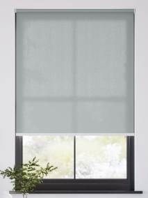 【つっぱり式】防炎 非遮光 ダークグレー ロールスクリーン サムネイル写真