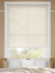 【つっぱり式】防炎 非遮光 ライトグリーン ロールスクリーン サムネイル写真