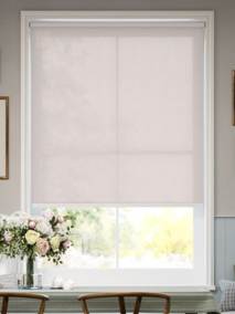 【つっぱり式】防炎 非遮光 グレー ロールスクリーン サムネイル写真