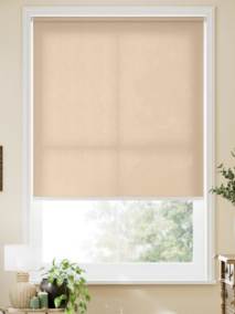 【つっぱり式】防炎 非遮光 ピーチ ロールスクリーン サムネイル写真