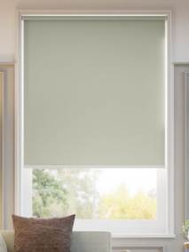 【つっぱり式】遮光 グリーン ロールスクリーン サムネイル写真