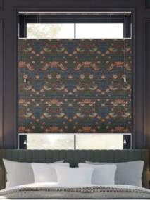 遮光トップダウンハニカム ウィリアムモリス いちご泥棒 ジュエル トップダウンハニカム サムネイル写真