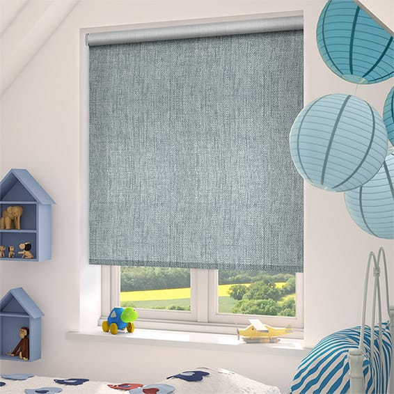 サーマル ルグゼ遮光 ブルーミスト ロールスクリーン