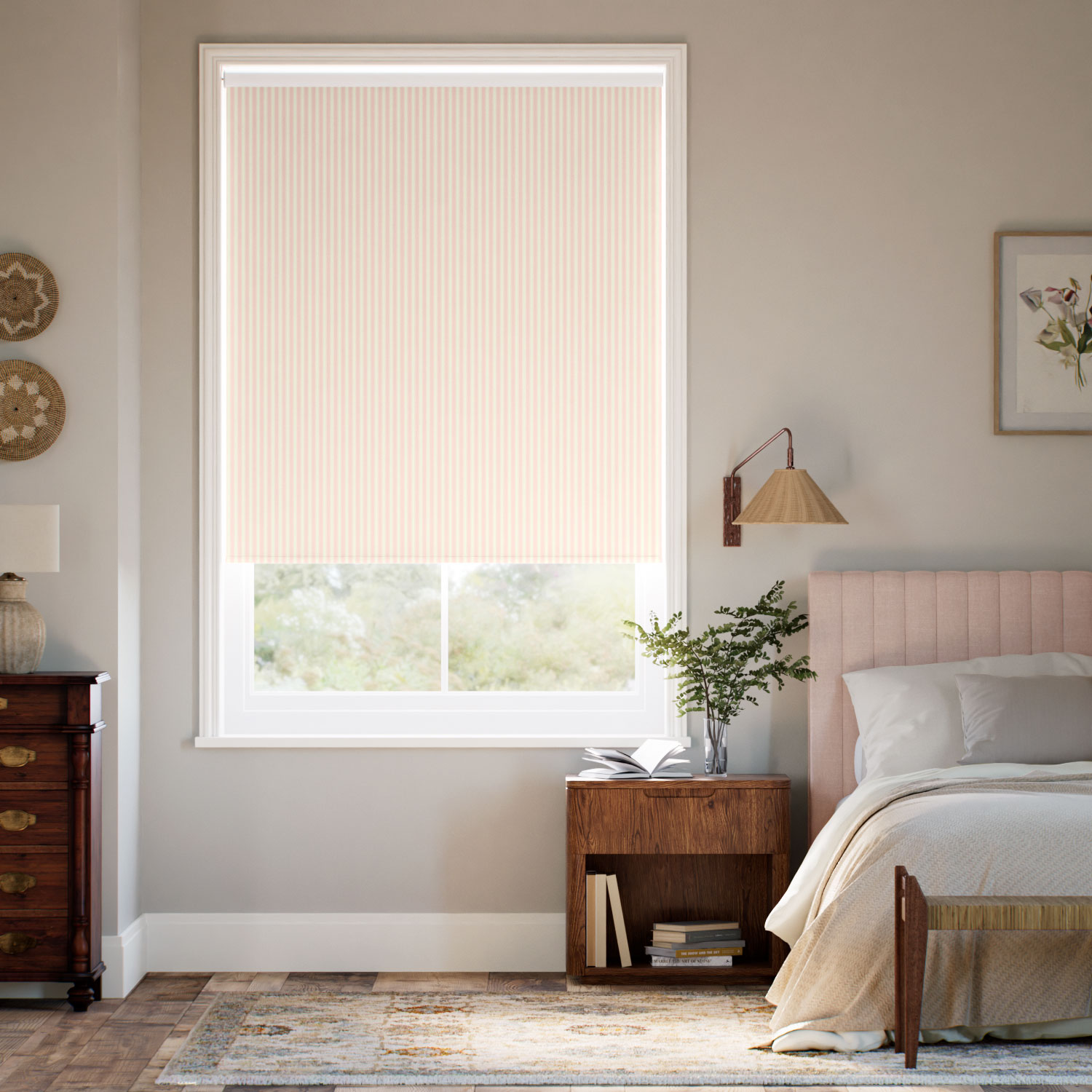 タイガーストライプ ブラッシュ ロールスクリーン