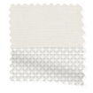 チタン 遮光アラバスター&ホワイト ダブルロールスクリーン サンプルの写真
