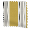 ツイルストライプ　イエローゴールド ロールスクリーン 見本の写真