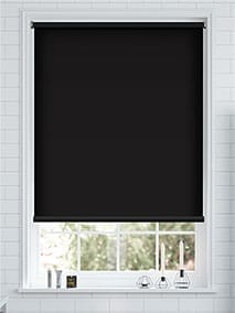 【突っ張り式】チタン 遮光 アトミックブラック ロールスクリーン サムネイル写真