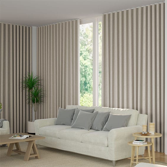Wave Pure Linen ウェーブカーテン