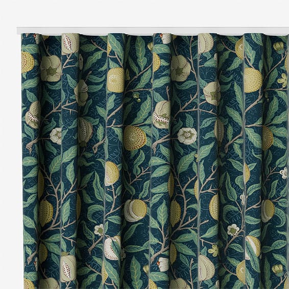 ウェーブ ウィリアムモリス フルーツ エーゲ カーテン