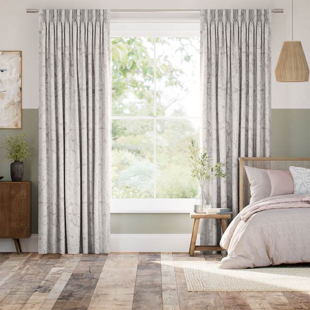 ウィリアムモリス アカンサス アイボリー ジャガード織 カーテン サムネイル写真