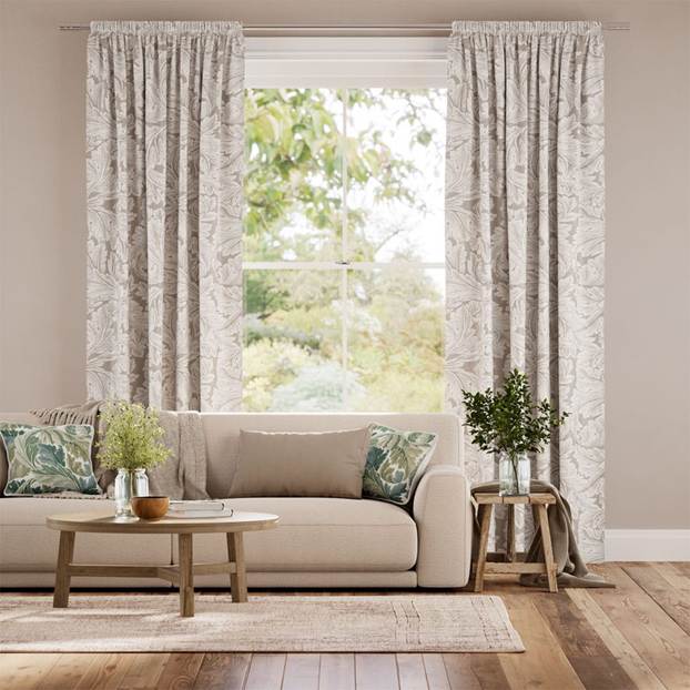 ウィリアムモリス アカンサス リネン ジャガード織 カーテン サムネイル写真