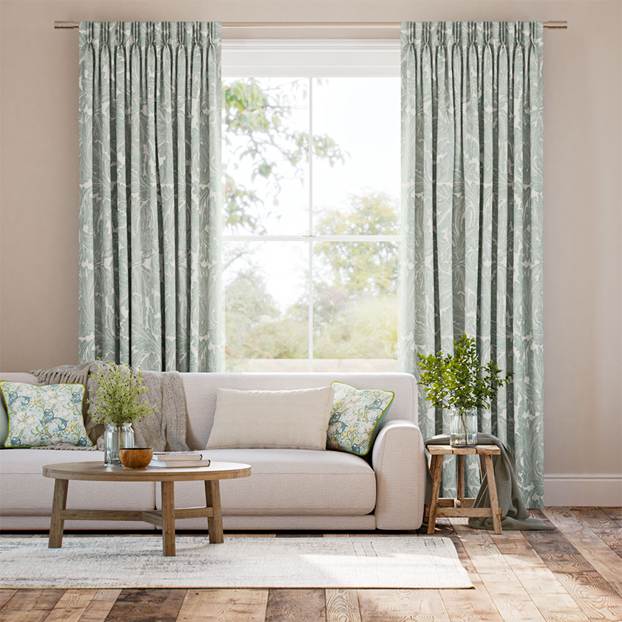 ウィリアムモリス アカンサス オパール ジャガード織 カーテン サムネイル写真