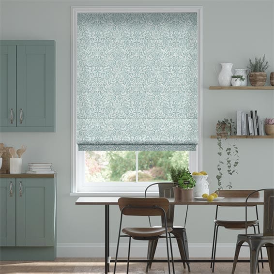 William Morris -ウィリアムモリス　エイコーン　ダックエッグ ローマンシェード