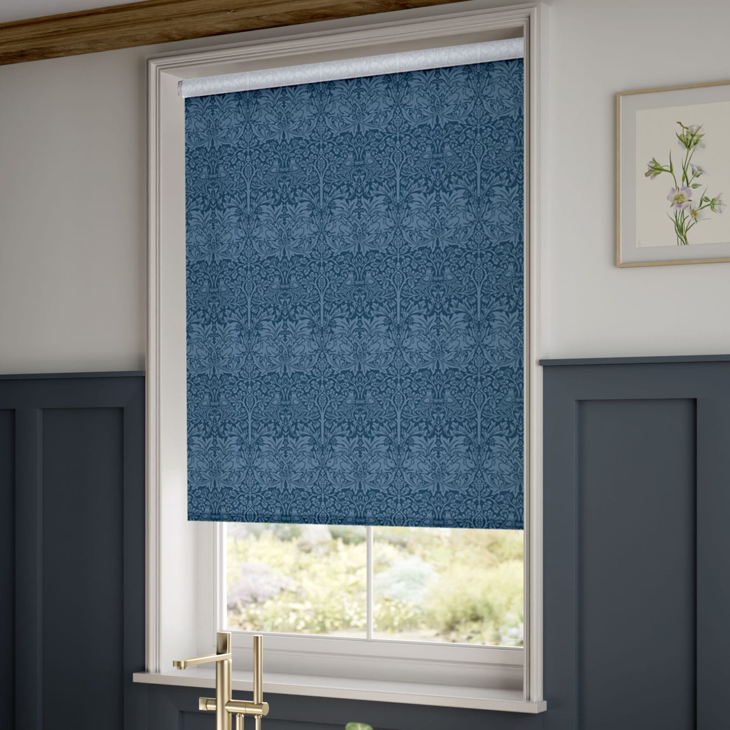 ウィリアムモリス ブラザーラビット エーゲ ロールスクリーン