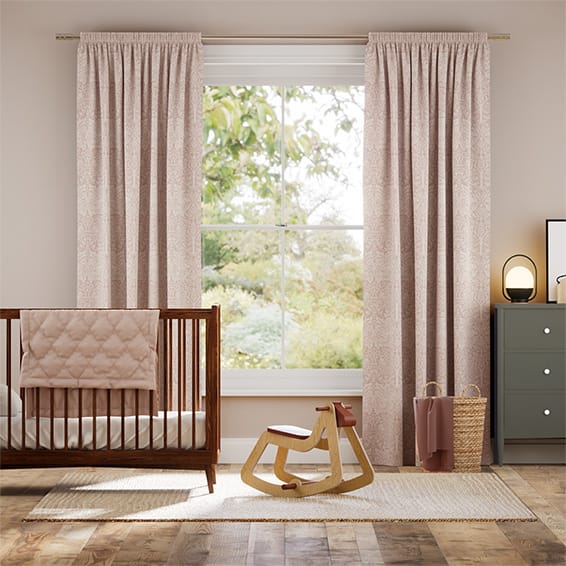 ウィリアムモリス ブラザーラビット ソフトピンク カーテン