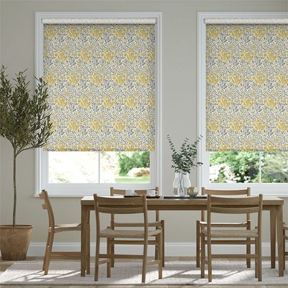 William Morris -ウィリアムモリス　コンプトン　バターカップ ロールスクリーン