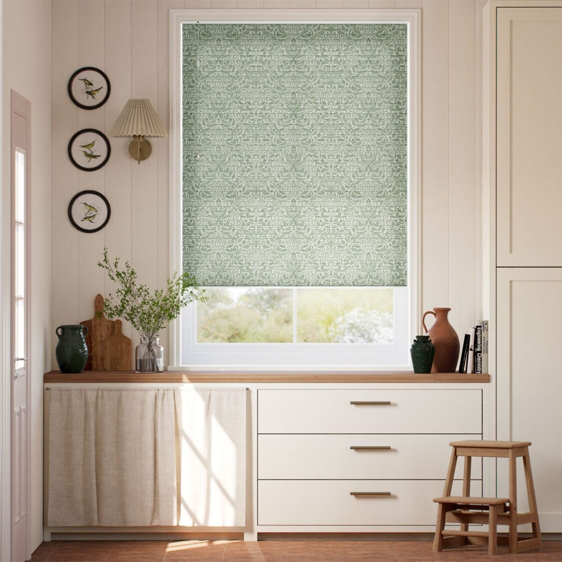 採光ハニカム ウィリアムモリス エイコーン リーフ シェード