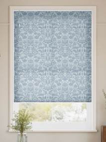 採光ハニカム ウィリアムモリス サンフラワー ビンテージブルー ハニカムシェード サムネイル写真