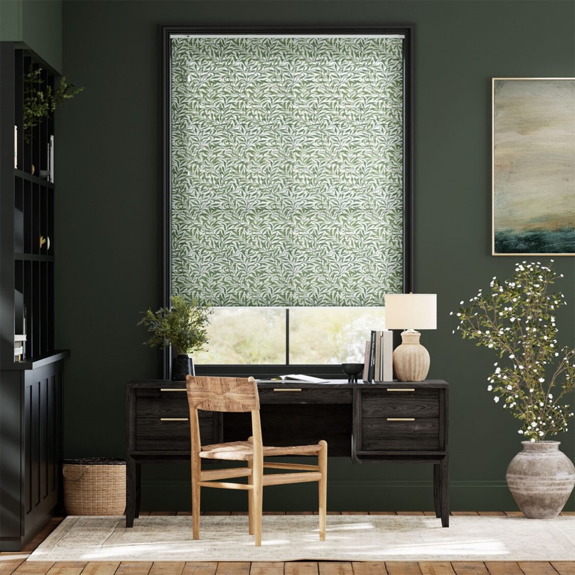 採光ハニカム ウィリアムモリス ウイローバウ バイン シェード