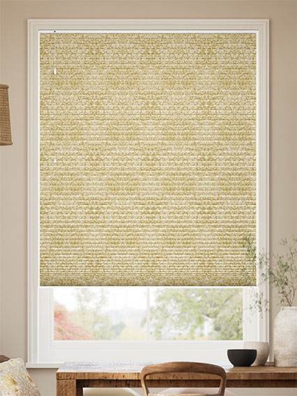 遮光ハニカム ウィリアムモリス ブラックソーン サフラン ハニカムシェード サムネイル写真