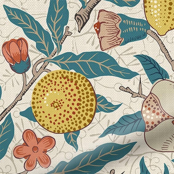 William Morris -ウイリアムモリス フルーツ シトラス ローマンシェード