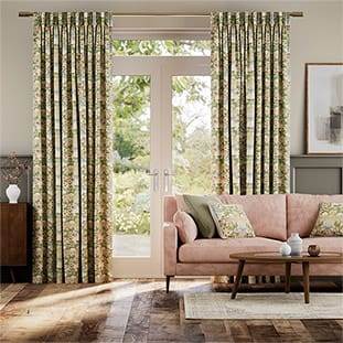 ウィリアムモリス ヒヤシンス ナチュラル カーテン サムネイル写真