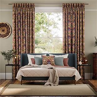 ウィリアムモリス ヒヤシンス ラセット カーテン サムネイル写真