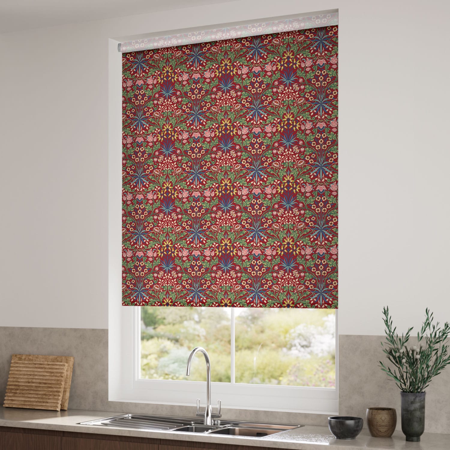 未使用　ロールスクリーン　ウィリアムモリスプリムローズ　77×60 未使用 ロールスクリーン ウィリアムモリスプリムローズ 77×60 - メルカリ