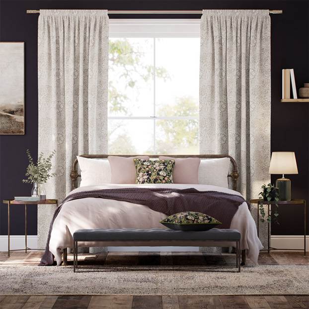 ウィリアムモリス マリーゴールド リネン ジャガード織 カーテン サムネイル写真