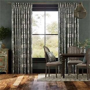 ウィリアムモリス　ピンパーネル　フレンチグレー カーテン サムネイル写真